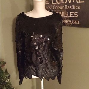 Oleg Cassini Fancy Silk Top